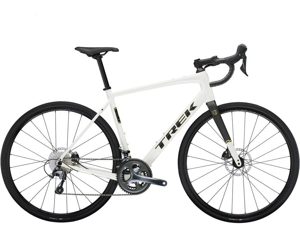 美品TREK Domane AL 4 Bicicleta Trek Domane AL 4 2025 Branca/Preta – Bike Village
