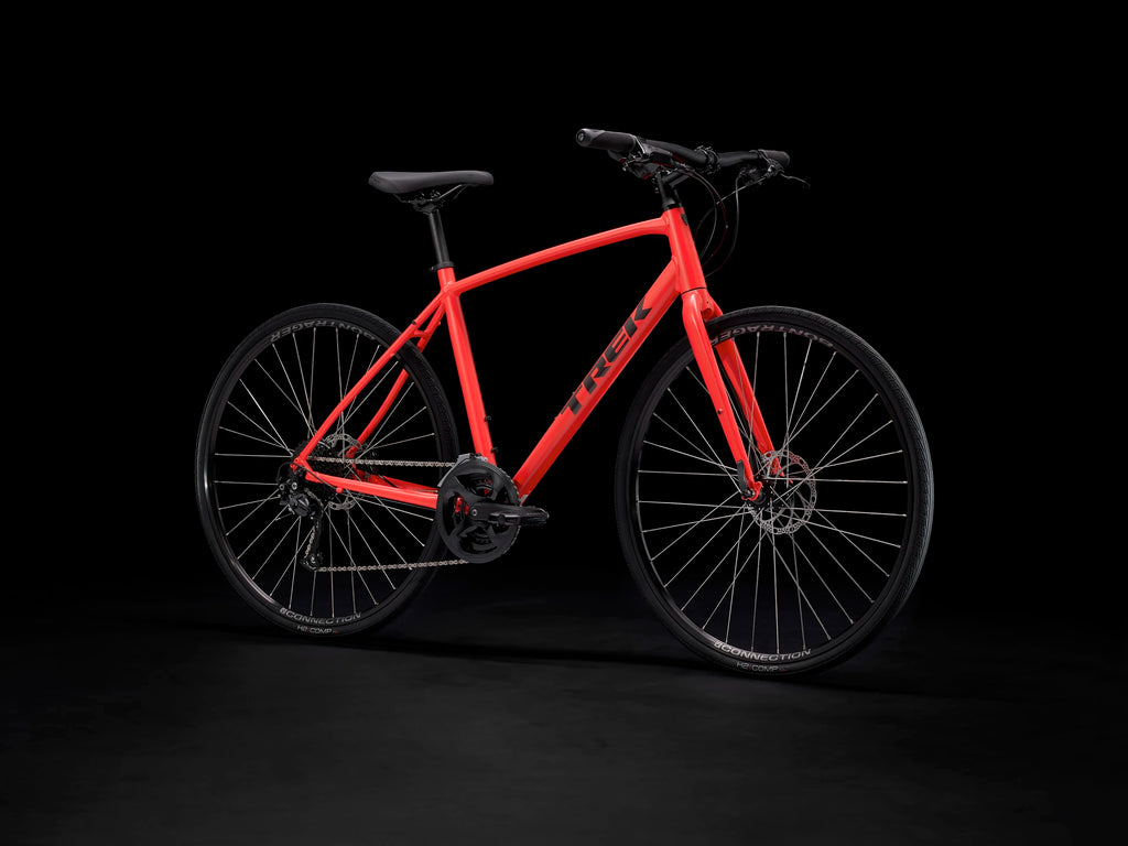 Bicicleta Trek FX 2 Disc 2023 Tamanho M - Vermelha – Bike Village Bicicleta Trek FX 2 Disc 2023 Tamanho M - Vermelha – Bike Village