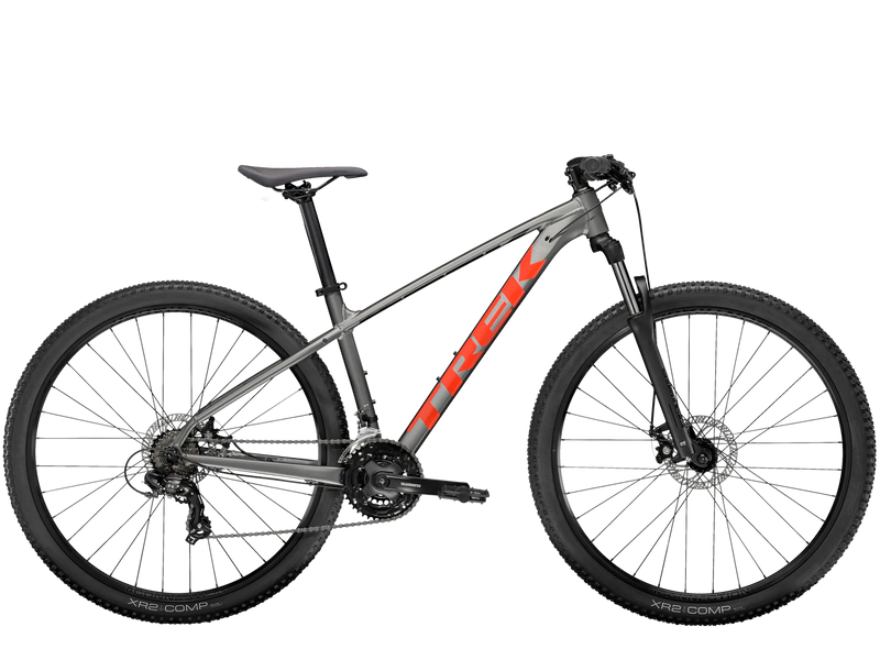 Bicicleta Trek Marlin 4 2023 - Cinza/Vermelha