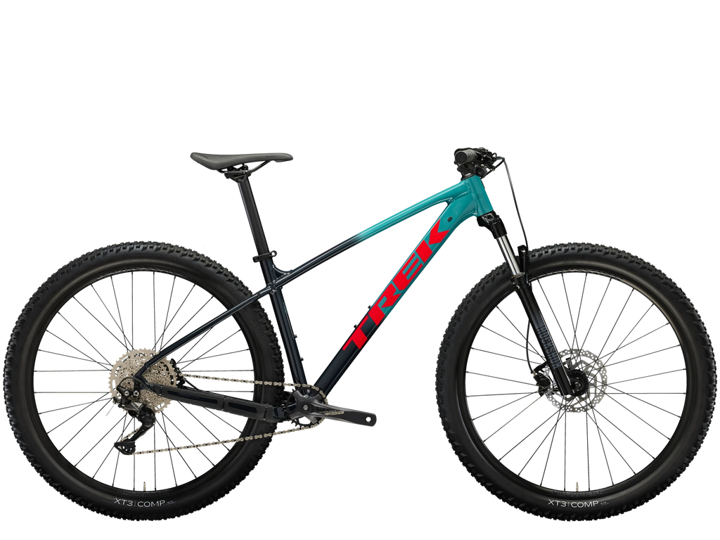 Bicicleta Trek Marlin 7 2023 - Verde/ Azul Escuro / Vermelha
