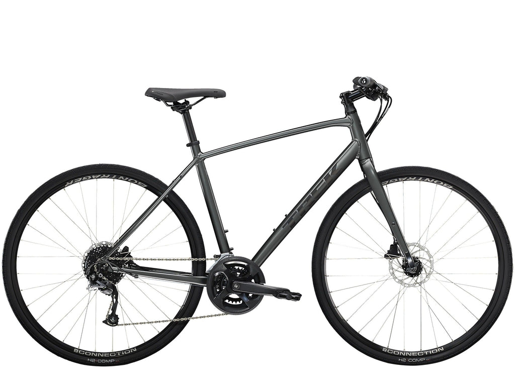 TREK FX2（トレック） Bicicleta Trek FX 2 Disc 2023 - Cinza Escuro – Bike Village