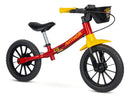 Bicicleta Nathor Balance Bike Fast Vermelho/Amarelo