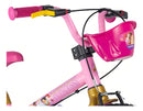 Bicicleta Nathor Aro 16 Princesas Rosa/Amarelo