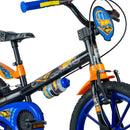 Bicicleta Nathor Aro 16 Hot Wheels Preto/Laranja/Azul