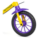 Bicicleta Nathor Balance Bike Garden Fly Amarelo/Roxo