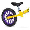 Bicicleta Nathor Balance Bike Garden Fly Amarelo/Roxo