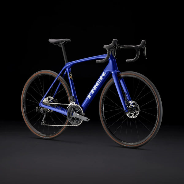 Bicicleta Trek Domane SL 6 2023 Shimano 105 Eletrônico - Azul TAM