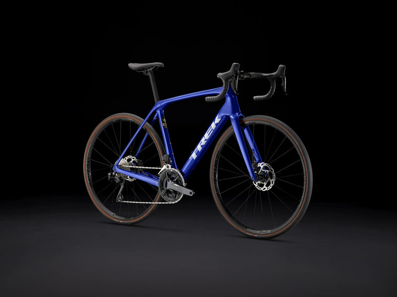 Bicicleta Trek Domane SL 2023 Shimano 105 Eletrônico Azul TAM