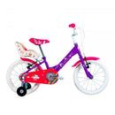 Bicicleta Infantil Groove Unilover Aro 16 Violeta c/ Porta Boneca