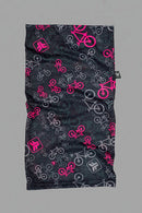 Bandana Free Force Bicycle Preto/Rosa