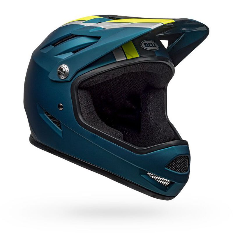 Capacete BELL Sanction Fullface Azul/Amar. M(55-59)