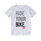 Camiseta ASW “Ride Your Bike” Branca