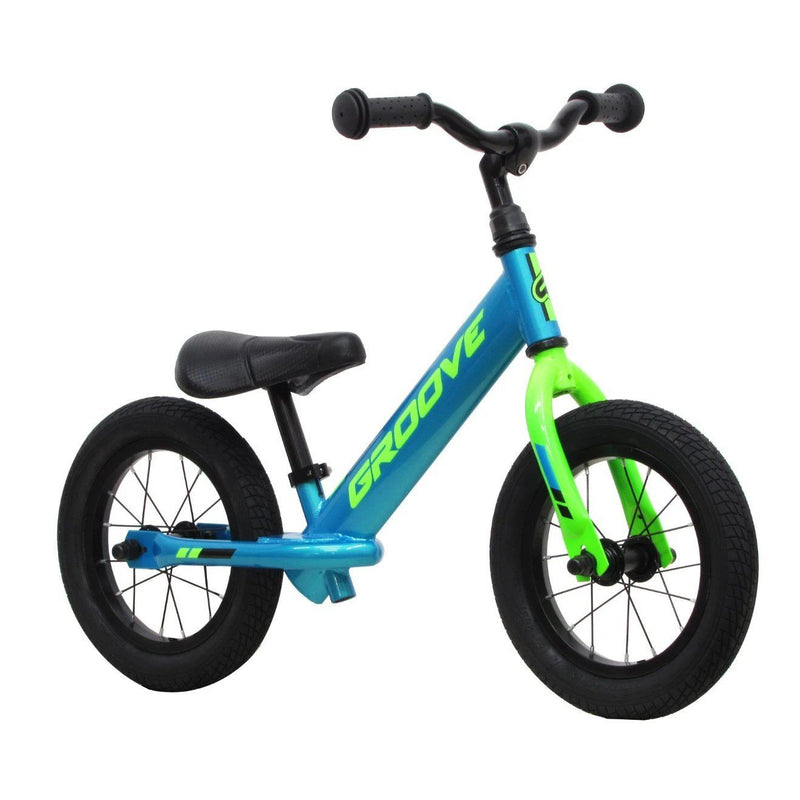 Balance Bike Infantil Groove Aro 12 - Azul/Verde
