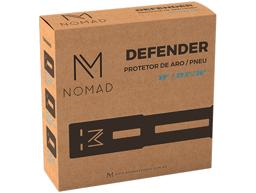 Protetor de Aro e Pneu Nomad Defender Larg. Aro 34 a 45mm - G Protetor Pneu Nomad Sports 