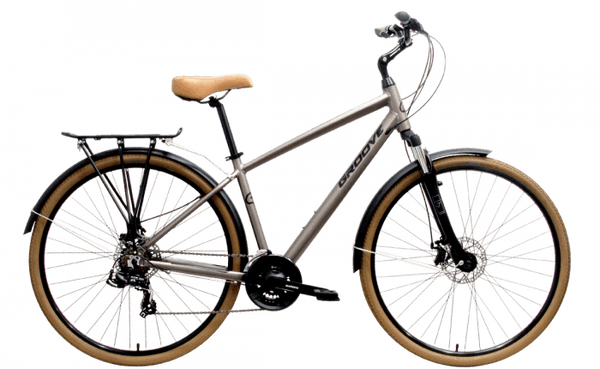 Bicicleta Groove Blues HD 21v Aro 700 2021 - Grafite Bicicleta Urbana Groove 