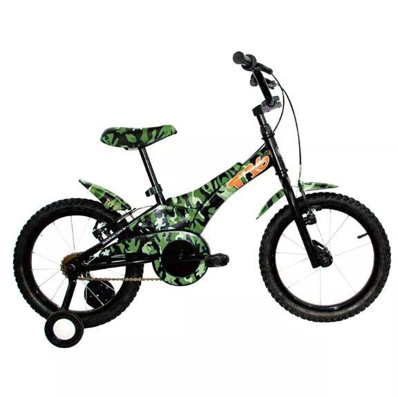 Bicicleta Infantil Groove Aro 16 Camuflada Verde